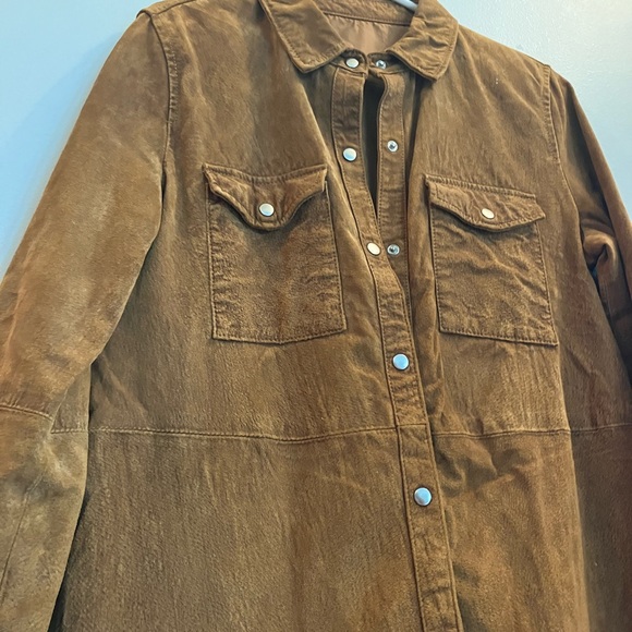 Long leather Coat - Picture 2 of 4